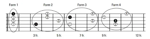 minor 7th chord grips
